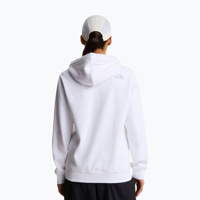Bluza damska The North Face Drew Peak Pullover Hoodie white/frost grey 3