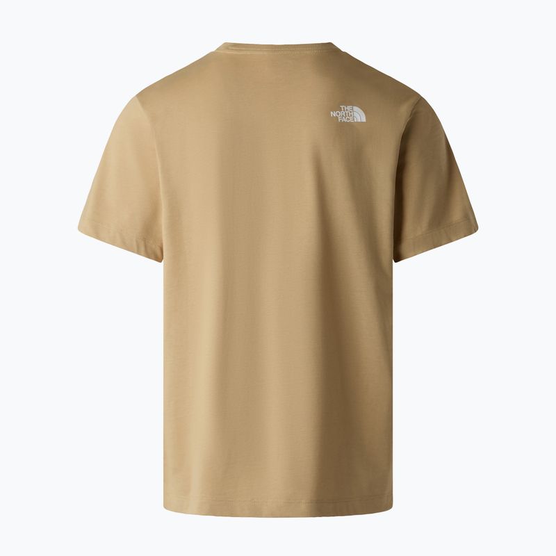 Koszulka męska The North Face Evolution Half Dome khaki stone 7