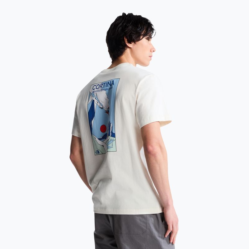 Koszulka męska The North Face Mountain Celebration Regular white dune 3