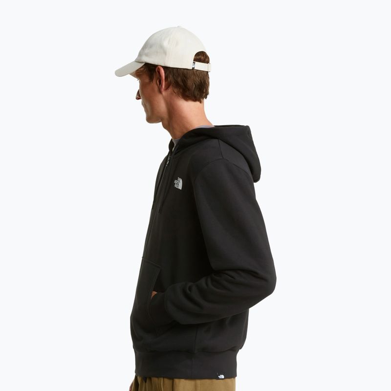 Bluza męska The North Face Simple Dome Light Regular Full Zip Hooded tnf black 3
