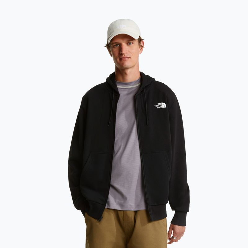 Bluza męska The North Face Simple Dome Light Regular Full Zip Hooded tnf black 4