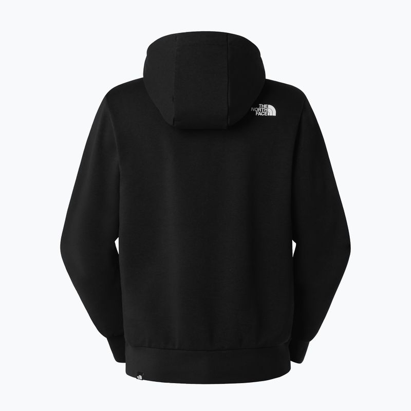 Bluza męska The North Face Simple Dome Light Regular Full Zip Hooded tnf black 6