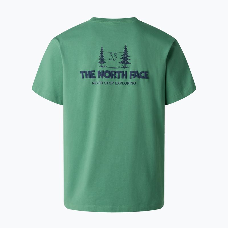 Koszulka męska The North Face Camping Relaxed dimmed algae 6