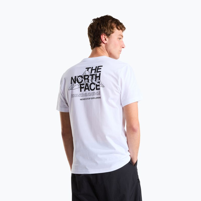 Koszulka męska The North Face Mountain Sketch Regular tnf white 3