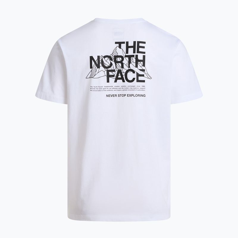 Koszulka męska The North Face Mountain Sketch Regular tnf white 5