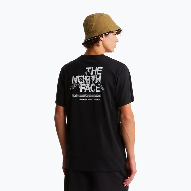Koszulka męska The North Face Mountain Sketch Regular tnf black 3