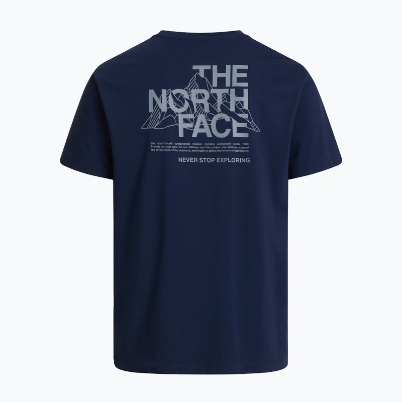 Koszulka trekkingowa męska The North Face Moutain Sketch Regular summit navy 6