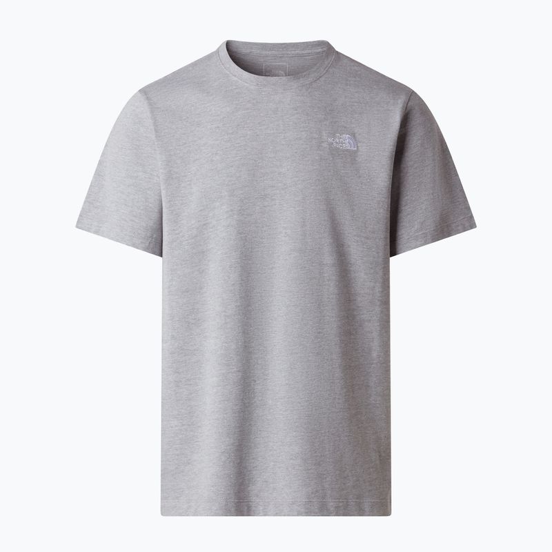 Koszulka męska The North Face Evolution Simple Dome Regular SS tnf pale grey heather 4
