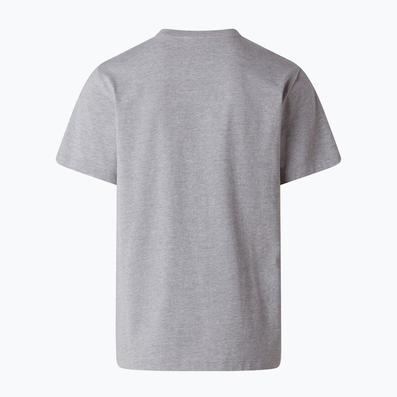 Koszulka męska The North Face Evolution Simple Dome Regular SS tnf pale grey heather 5