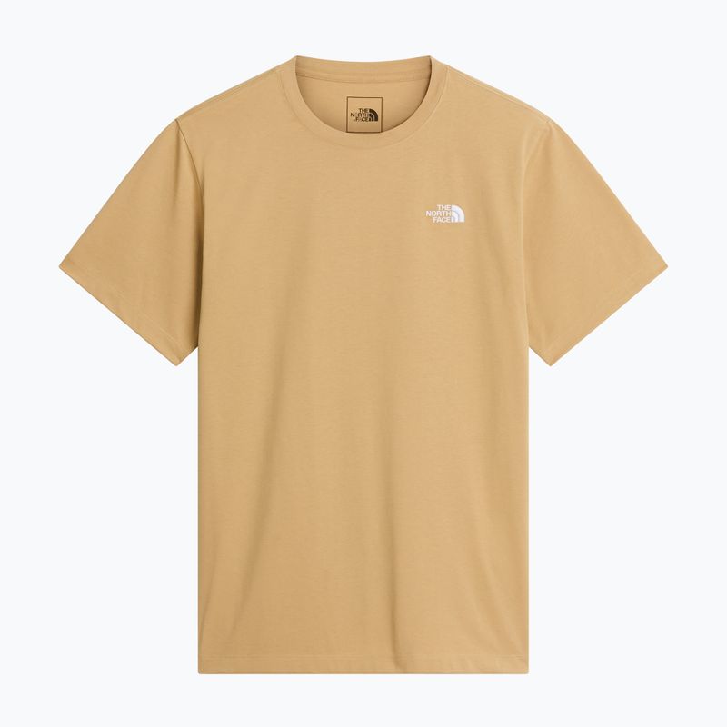 Koszulka męska The North Face Evolution Simple Dome Regular SS khaki stone 4