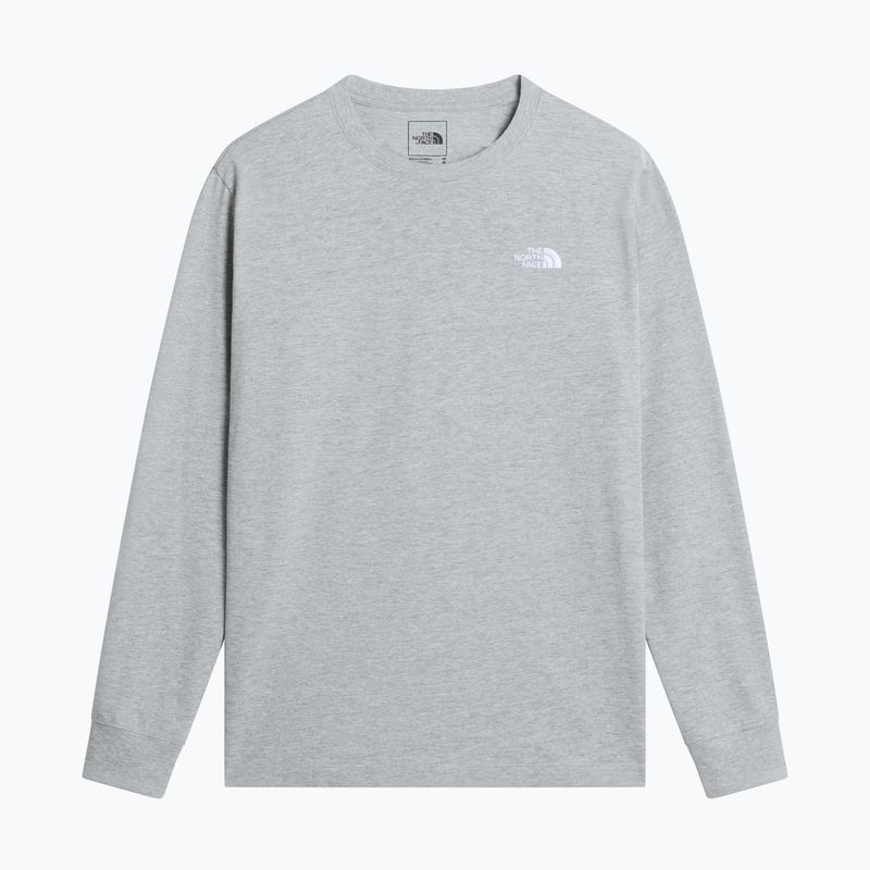 Longsleeve trekkingowy męski The North Face Evolution Simple Dome Regular LS Tee tnf pale grey heather 4