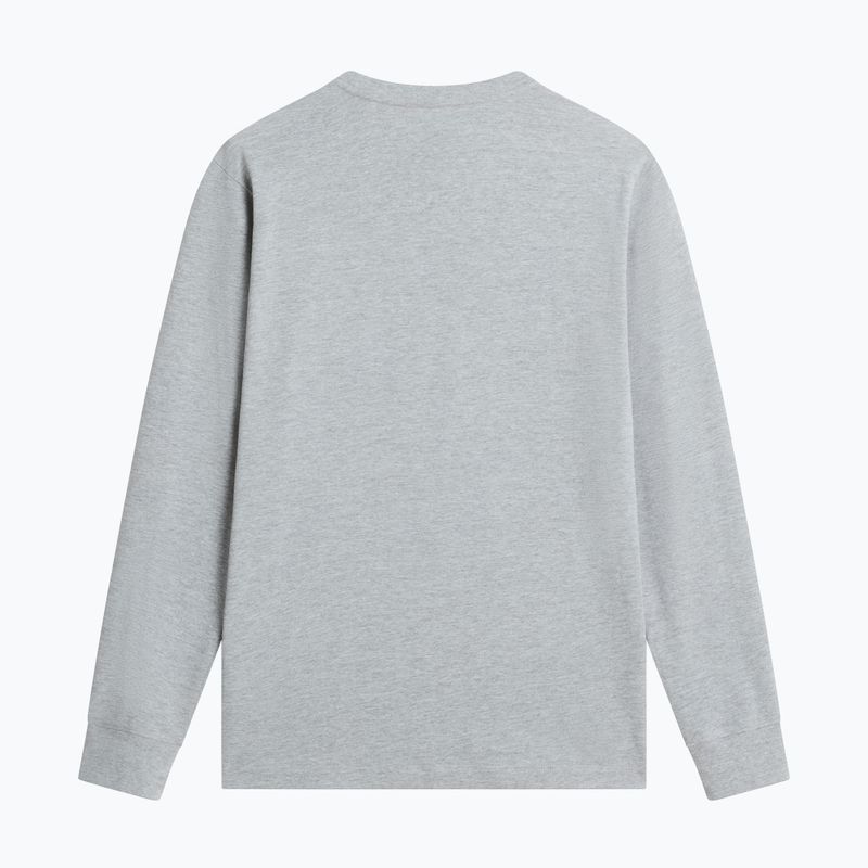 Longsleeve trekkingowy męski The North Face Evolution Simple Dome Regular LS Tee tnf pale grey heather 5