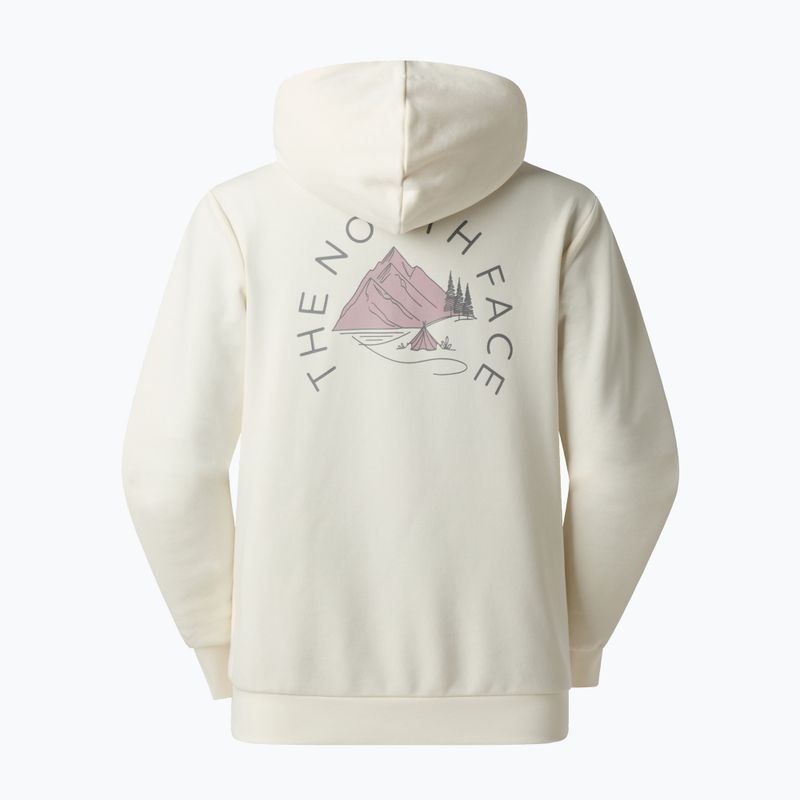 Bluza damska The North Face Monte Regular Hoodie Graphic white dune 2