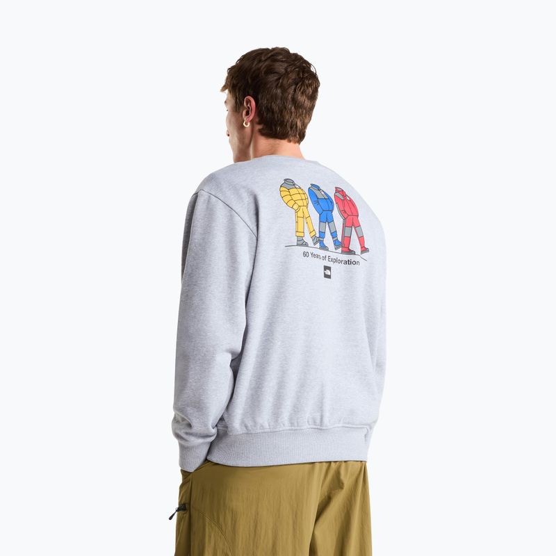 Bluza The North Face Celebration Relaxed Crew Graphic tnf light grey heather 8
