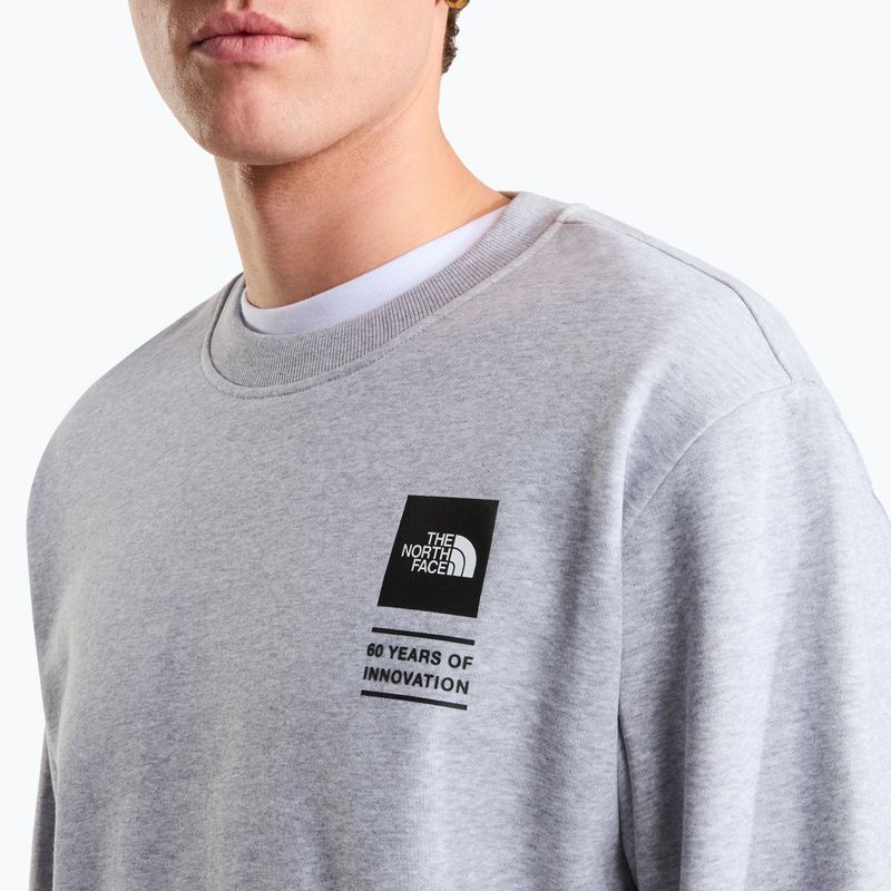 Bluza The North Face Celebration Relaxed Crew Graphic tnf light grey heather 9