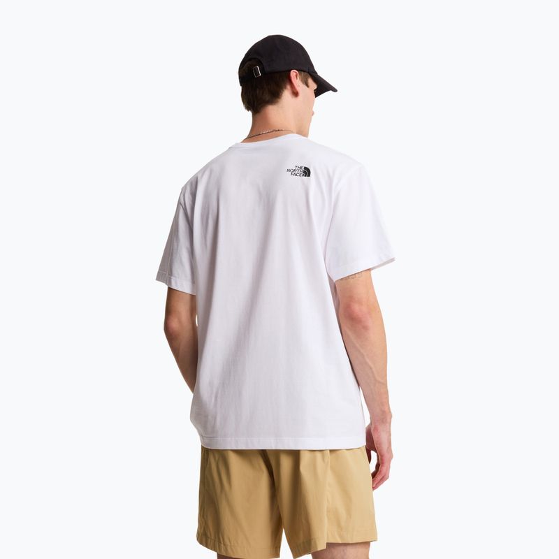 Koszulka męska The North Face Mountain Logo Relaxed tnf white 3