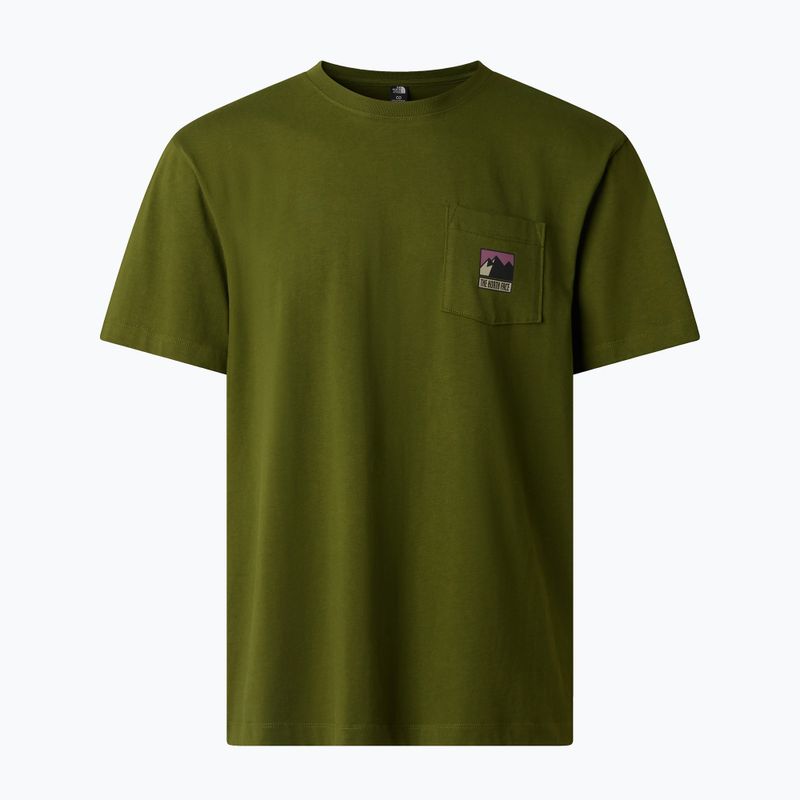 Koszulka męska The North Face Mountain Logo Relaxed woodland green 5
