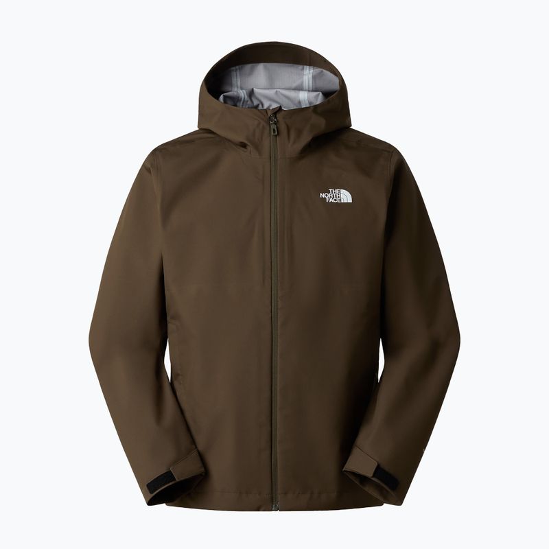 Kurtka przeciwdeszczowa dziecięca The North Face Whiton 3L taupe green 6