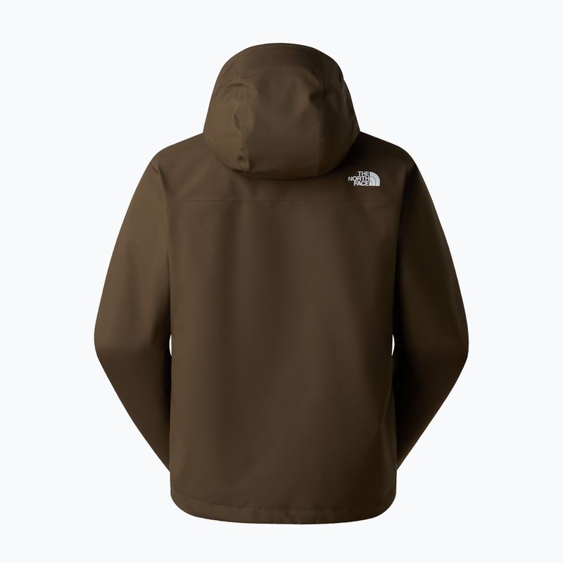 Kurtka przeciwdeszczowa dziecięca The North Face Whiton 3L taupe green 7