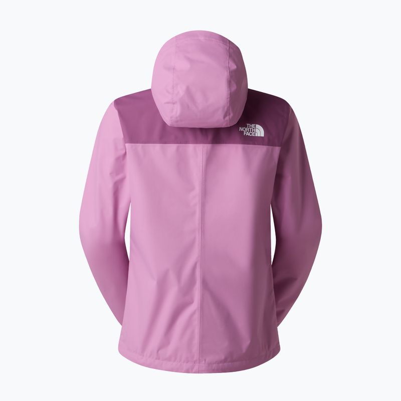 Kurtka przeciwdeszczowa damska The North Face Antora Rain hushed lavender/chroma purple 7