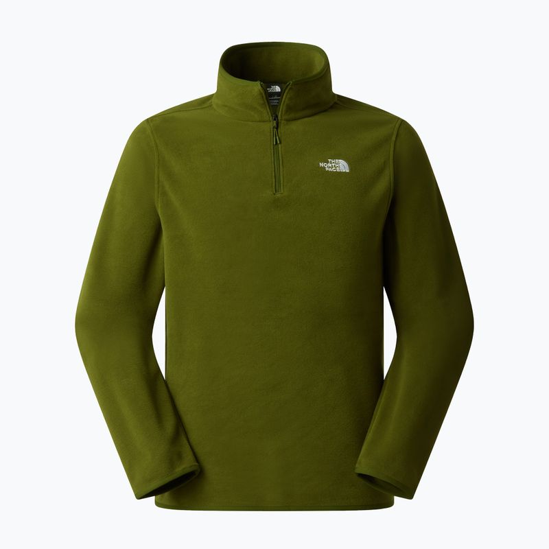 Bluza męska The North Face Glacier Fleece 1/4 Zip woodland green 4