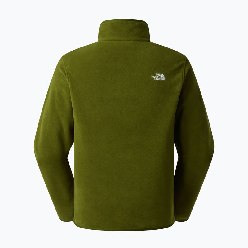 Bluza męska The North Face Glacier Fleece 1/4 Zip woodland green 5