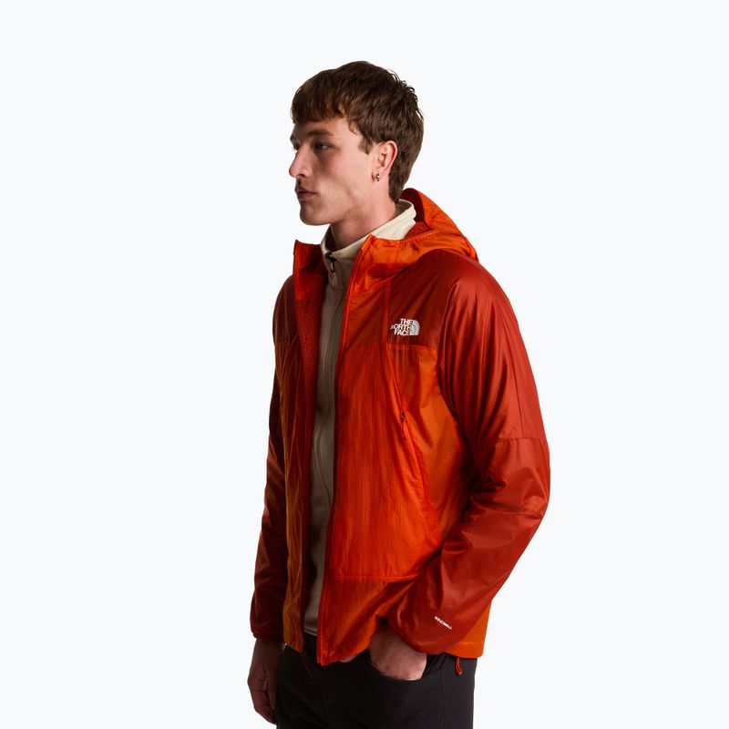 Kurtka przeciwwiatrowa męska The North Face Ridgelite FF Wind lava red/iron clay 4