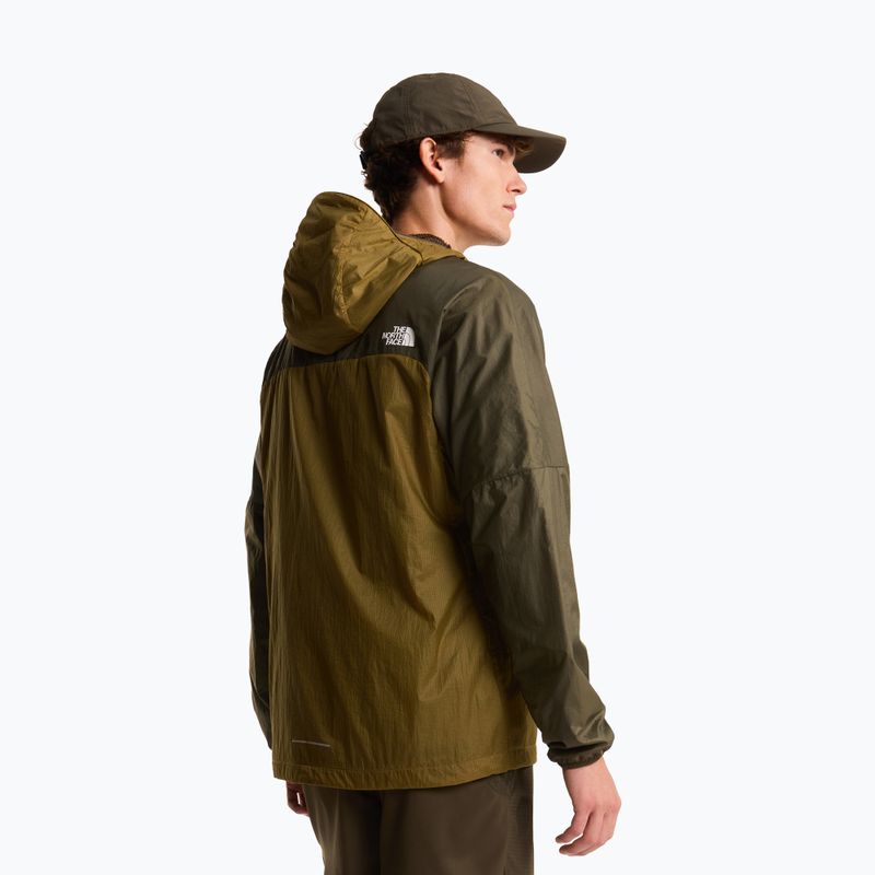 Kurtka przeciwwiatrowa męska The North Face Ridgelite FF Wind cedar/new taupe green 3