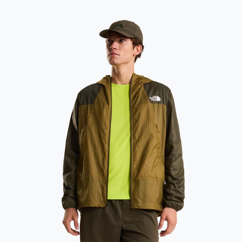 Kurtka przeciwwiatrowa męska The North Face Ridgelite FF Wind cedar/new taupe green 4
