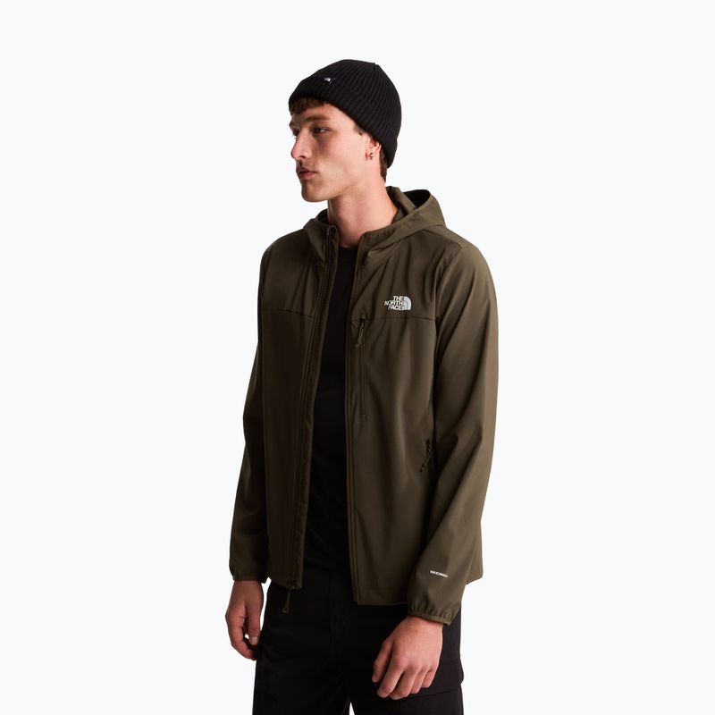 Kurtka softshell męska The North Face Nimble Hoodie 2 new taupe green 5