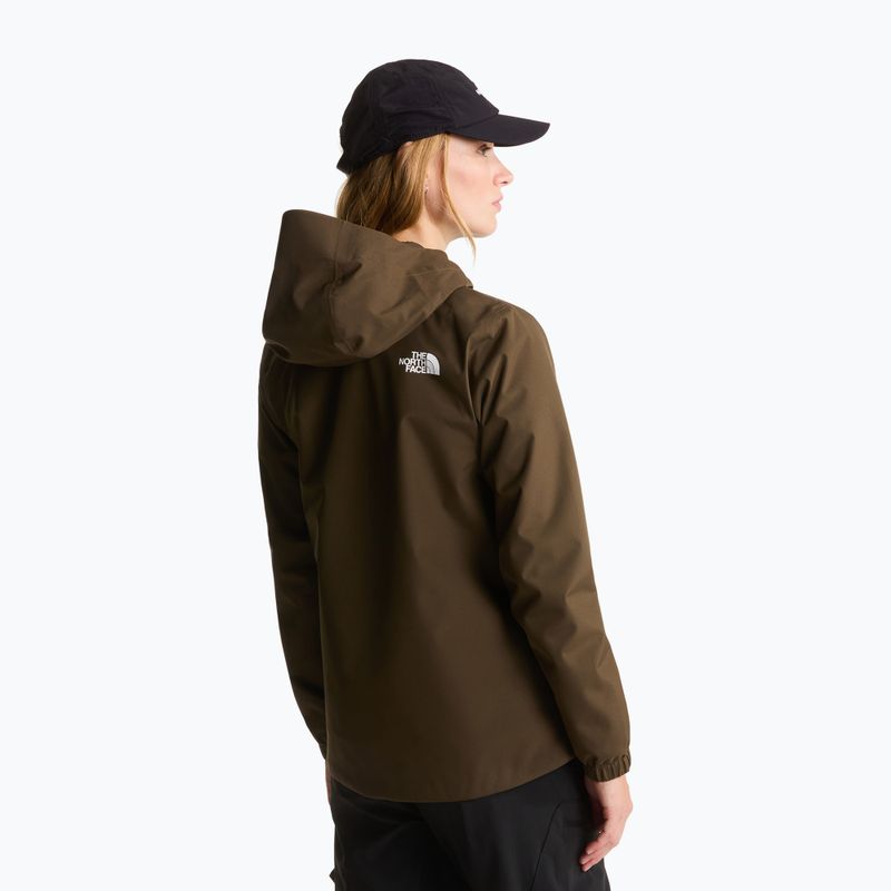 Kurtka softshell damska The North Face Quest Mono taupe green 3