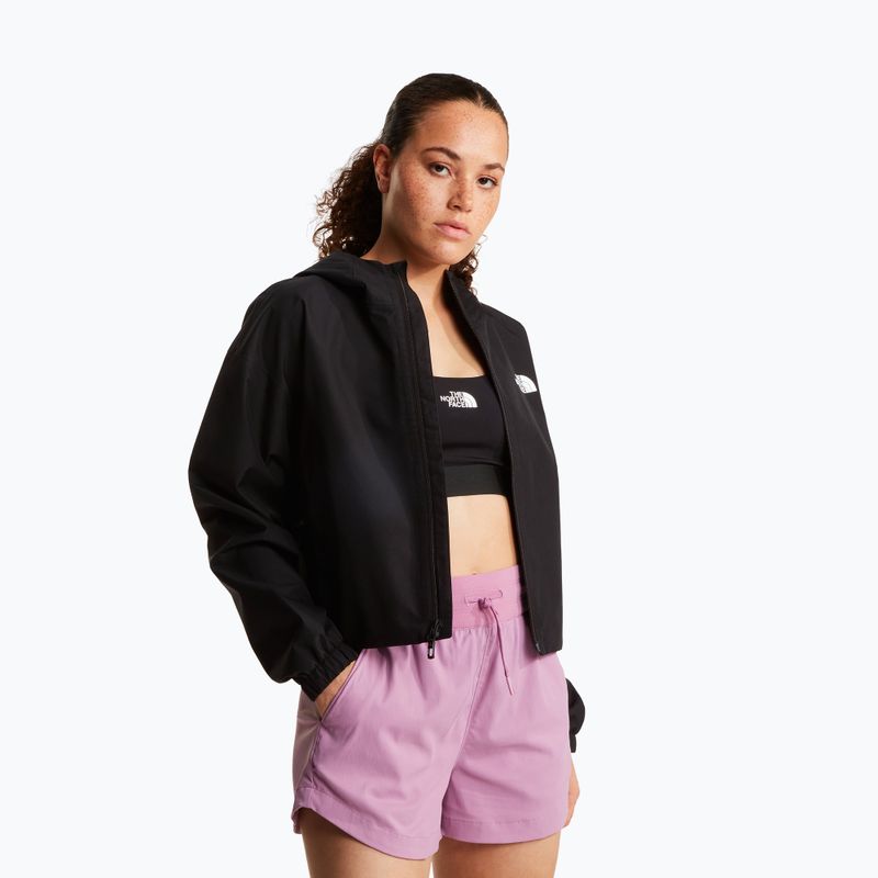 Kurtka przeciwdeszczowa damska The North Face Quest Mono Cropped tnf black 5