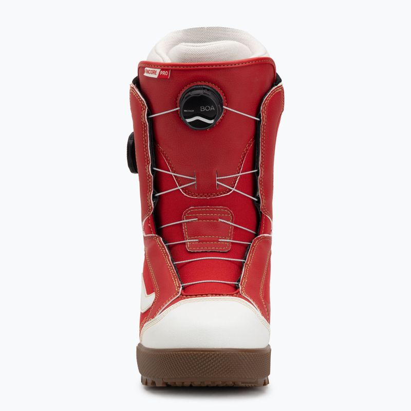 Buty snowboardowe damskie Vans Encore Pro racing red/marshmallow 3