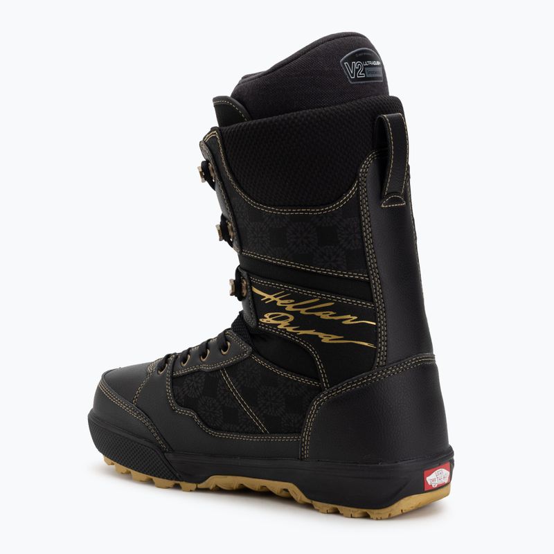 Buty snowboardowe męskie Vans Invado Pro M black/gold 2