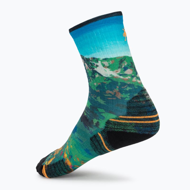 Skarpety damskie Smartwool Hike Mountain Lake Print Crew capri 2