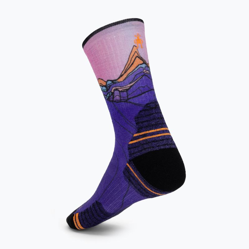 Skarpety damskie Smartwool Hike Mountain Sunrise Print Crew deep navy 2