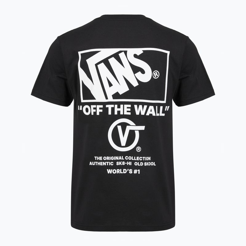 Koszulka męska Vans Stacked Hi Tee black/white 2