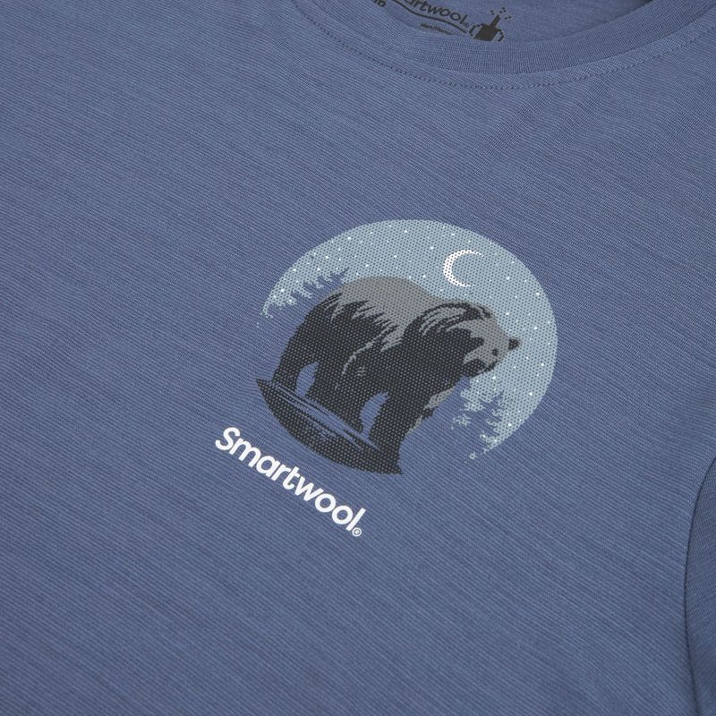 Koszulka męska Smartwool Lunar Bear Active SS Graphic Tee nightfall blue 3