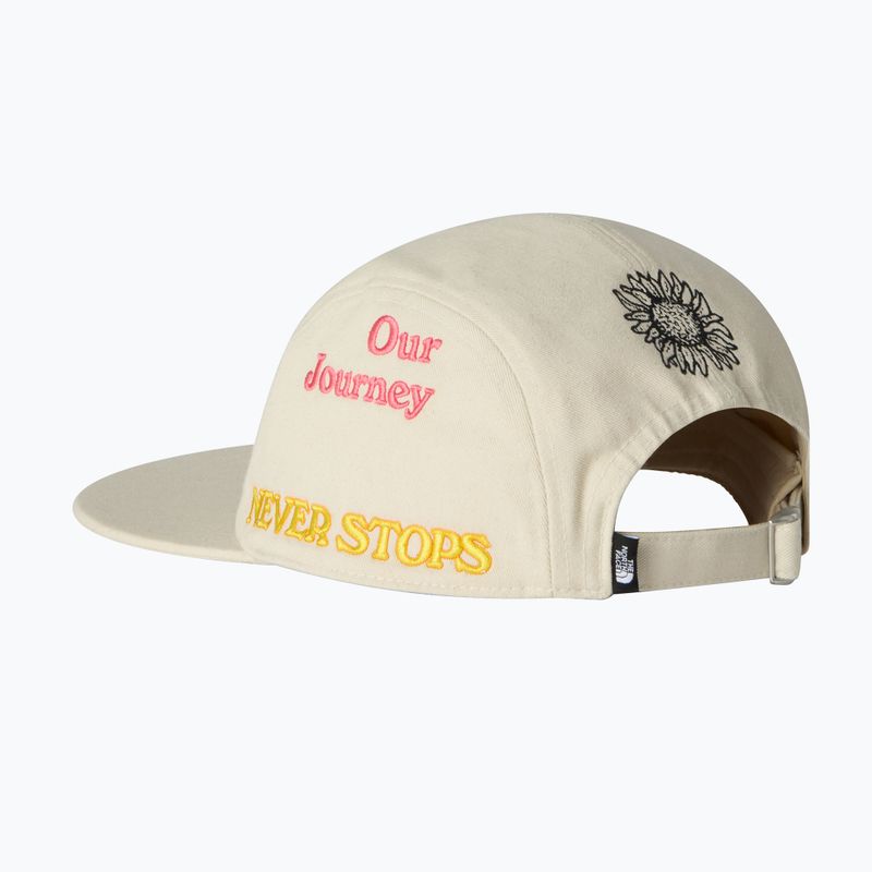 Czapka z daszkiem męska The North Face Norm Camp white dune/raw undyed/graphics 2