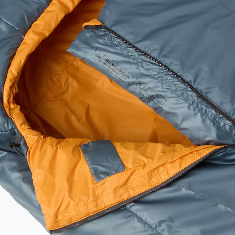 Śpiwór The North Face Stormbreak 35F Regular granite grey/dust orange 4