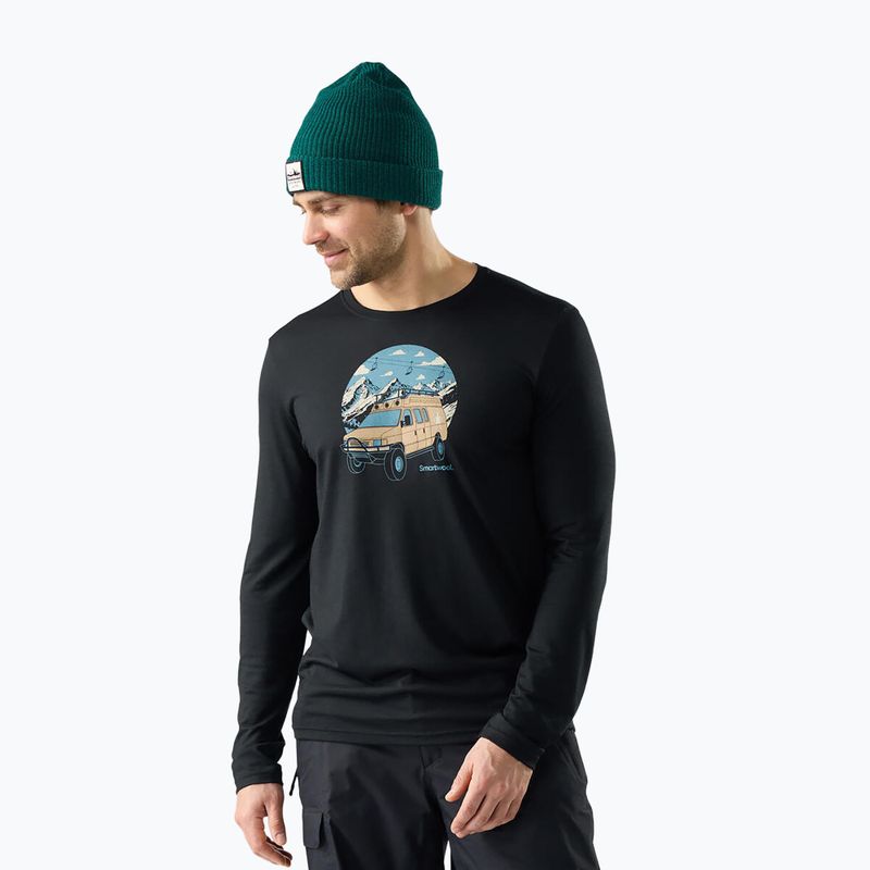 Longsleeve męski Smartwool First Chair Pursuit Active LS black