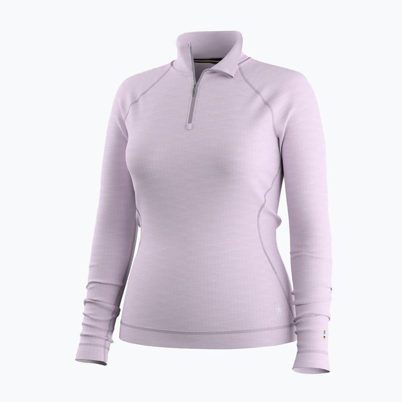 Bluza termoaktywna damska Smartwool Classic Thermal Merino Base Layer 1/4 Zip Boxed lavender sky heather 3