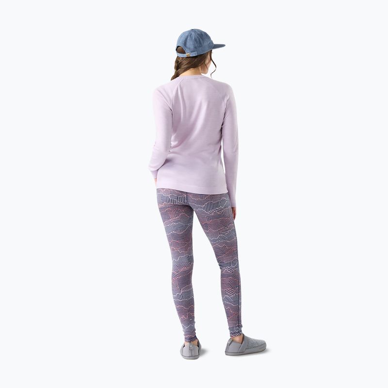 Bluza termoaktywna damska Smartwool Merino 250 Baselayer Crew Boxed lavender sky heather 2