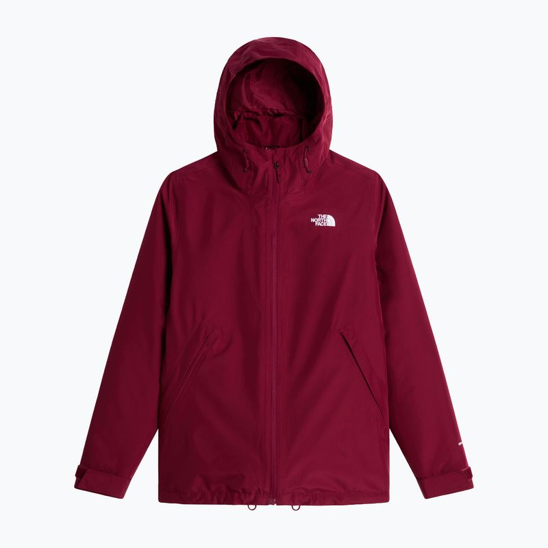 Kurtka 3w1 damska The North Face Carto Mono Triclimate Hooded burgundy crush