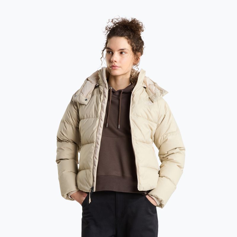 Kurtka puchowa damska The North Face Hydrenalite City Down Hooded timeless taupe 4