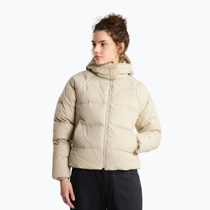 Kurtka puchowa damska The North Face Hydrenalite City Down Hooded timeless taupe