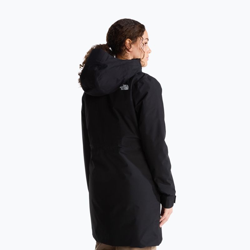 Płaszcz ocieplany damski The North Face Hikesteller Insulated Parka tnf black 3