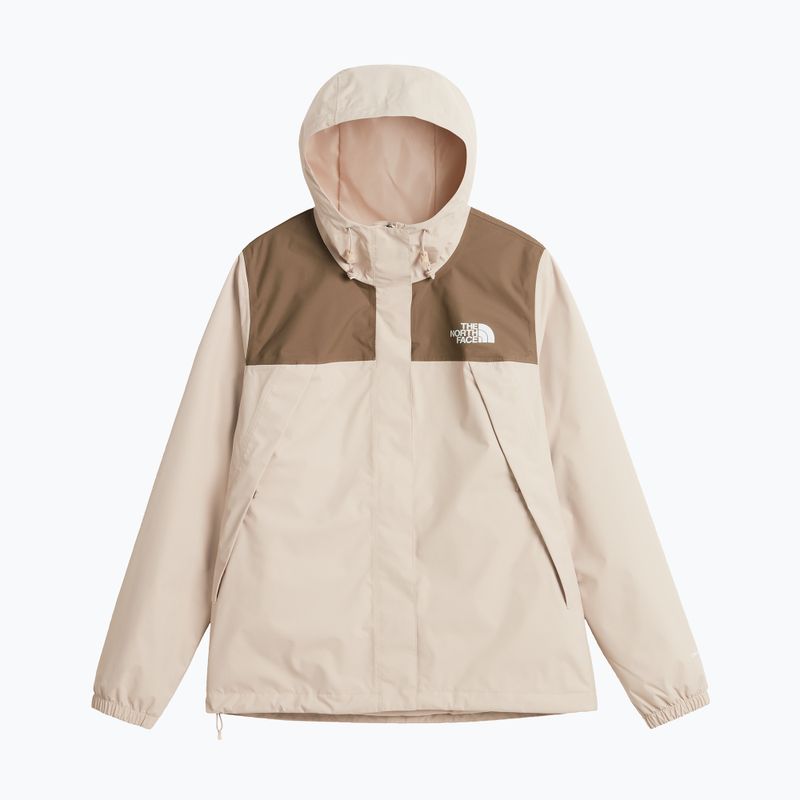 Kurtka przeciwdeszczowa damska The North Face Antora Rain timeless taupe/garnet 5