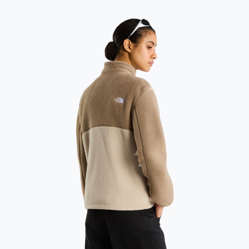 Bluza polarowa damska The North Face Yumiori Full Zip timeless taupe 3