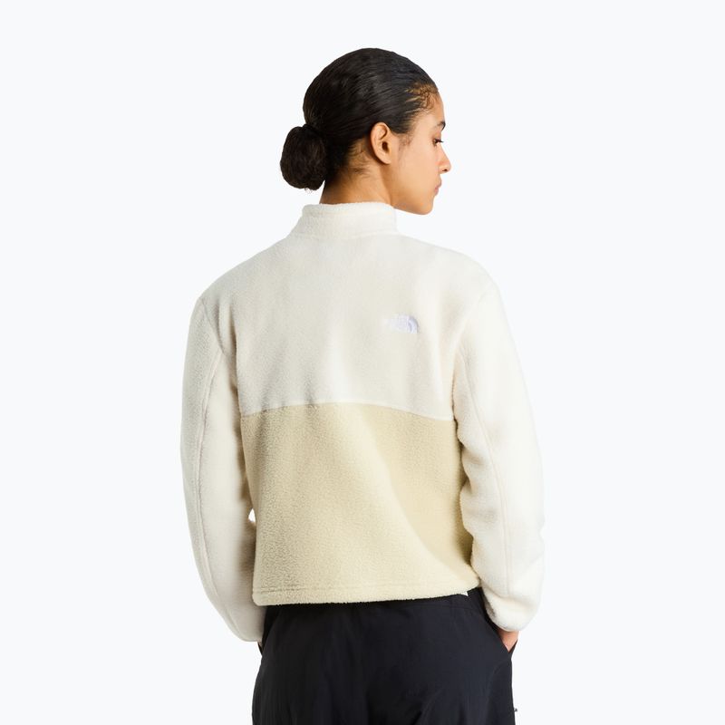 Bluza polarowa damska The North Face Yumiori 1/4 Zip desert stone/wh 3